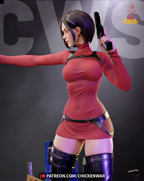 Ada Wong (Resident Evil) resin figure by CW Studio — studio render 2