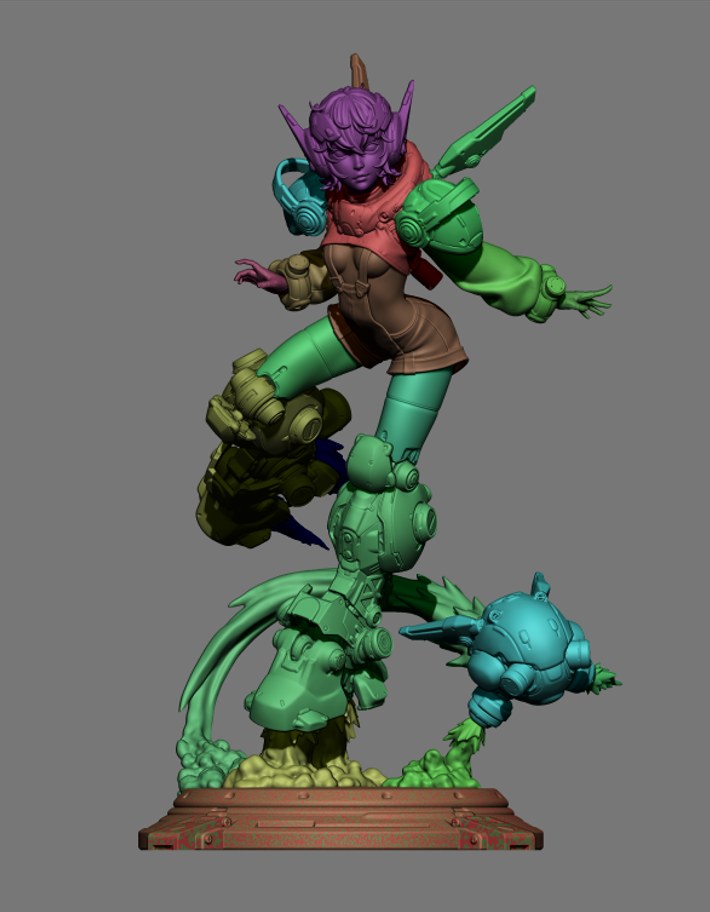 Nillai and BBlue — studio render 7