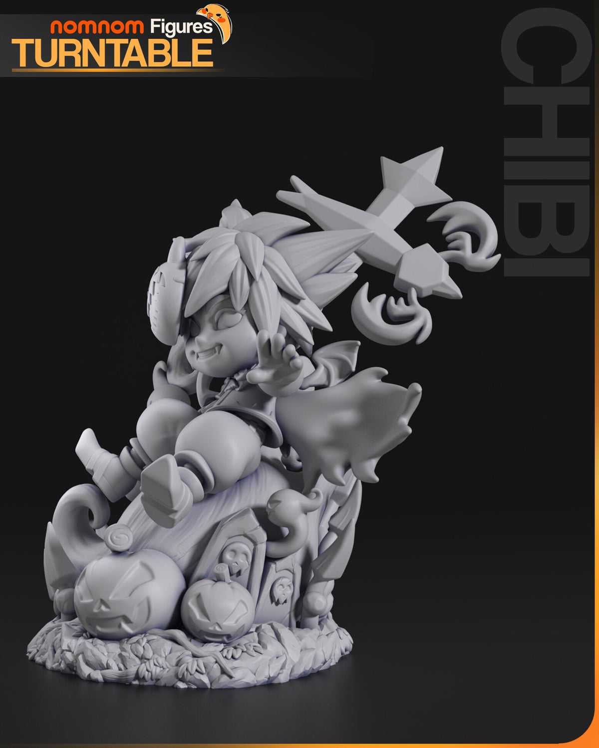 Sora (Halloween Town vers.) — studio render 6