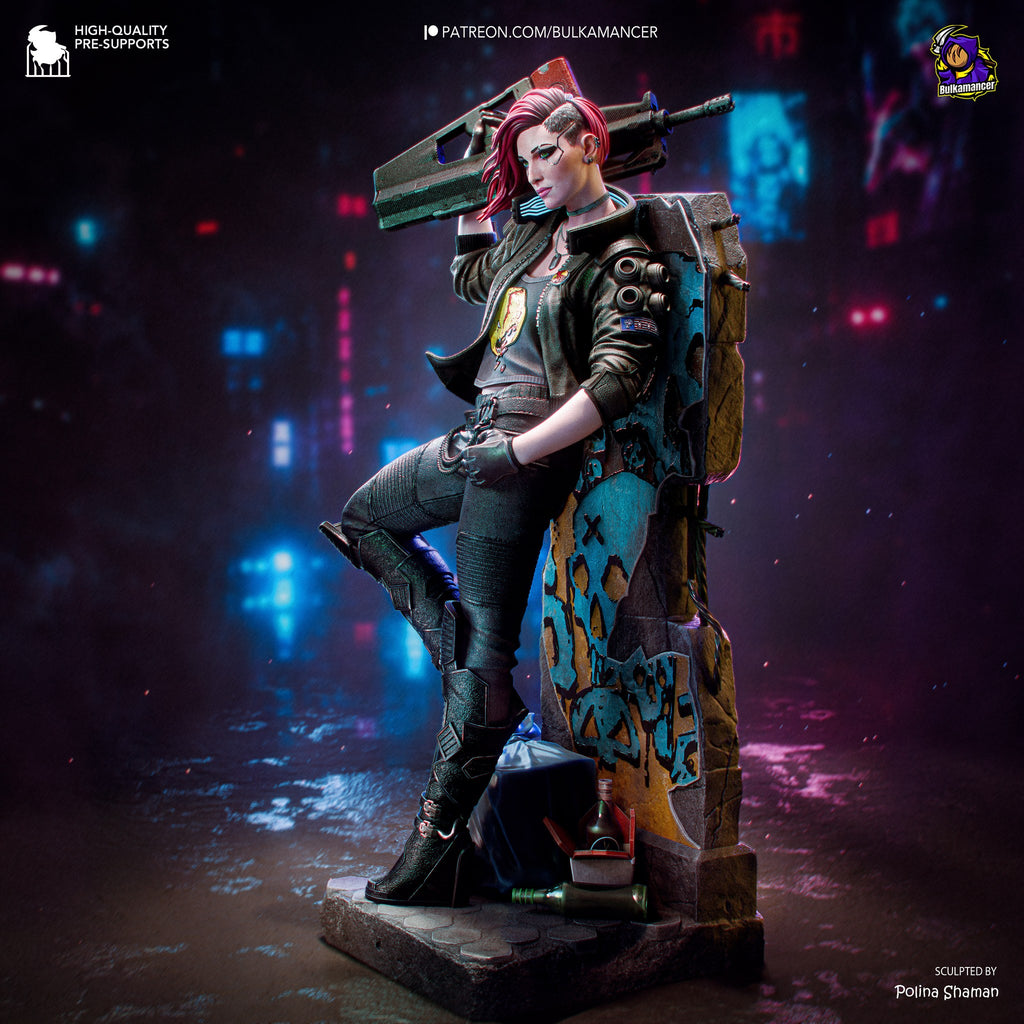 V (Valerie) (Cyberpunk 2077) resin figure by Bulkamancer — studio render 4