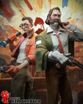 Harry and Kim (Disco Elysium) resin figure by h3LLcreator — studio render 1