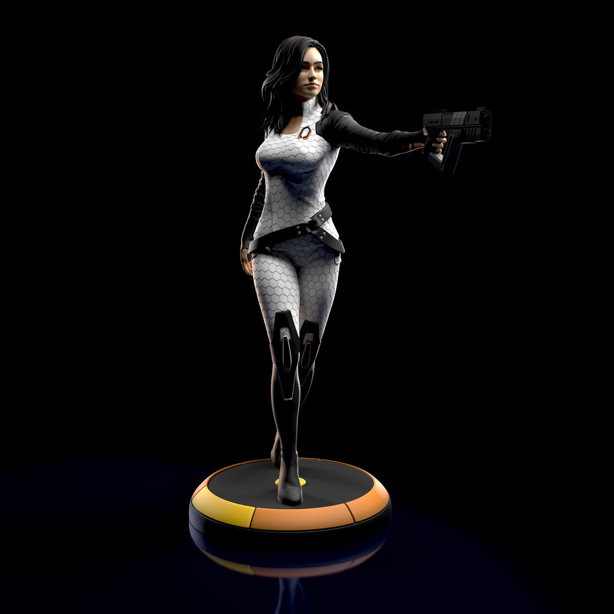 Miranda Lawson (Mass Effect) resin figure by h3LLcreator — studio render 1