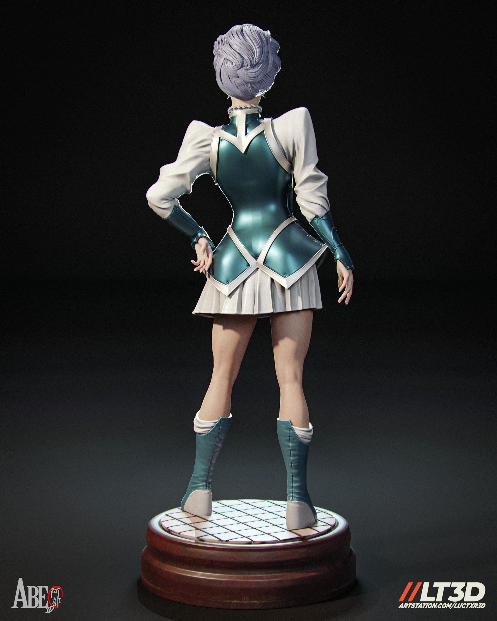 Betsy Braddock (Marvel) resin figure by Abe3D — studio render 3
