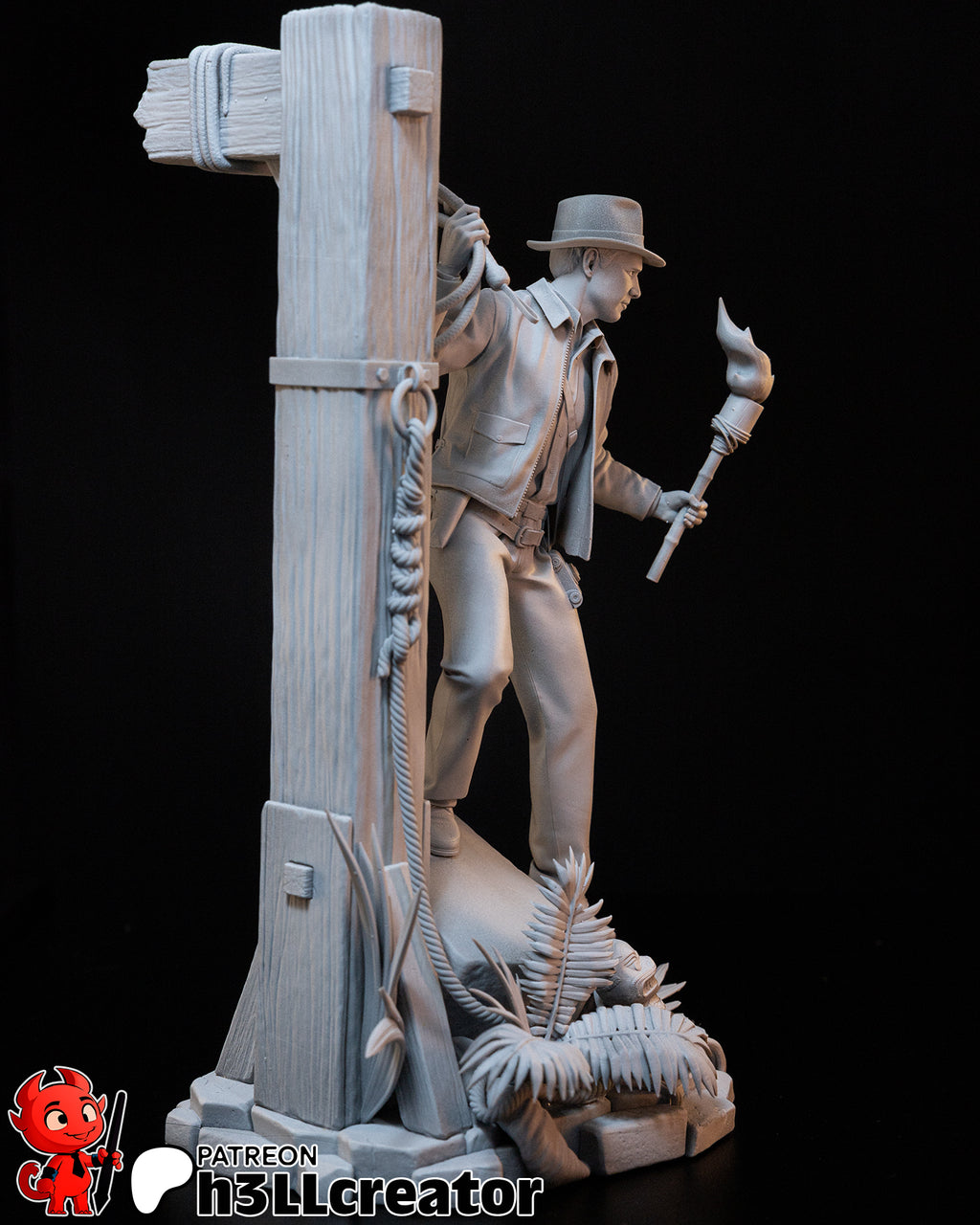 Indiana Jones (Indiana Jones) resin figure by h3LLcreator — studio render 7