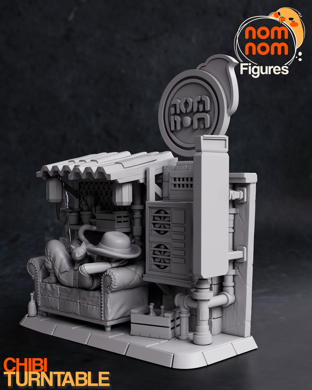 Cat — studio render 14