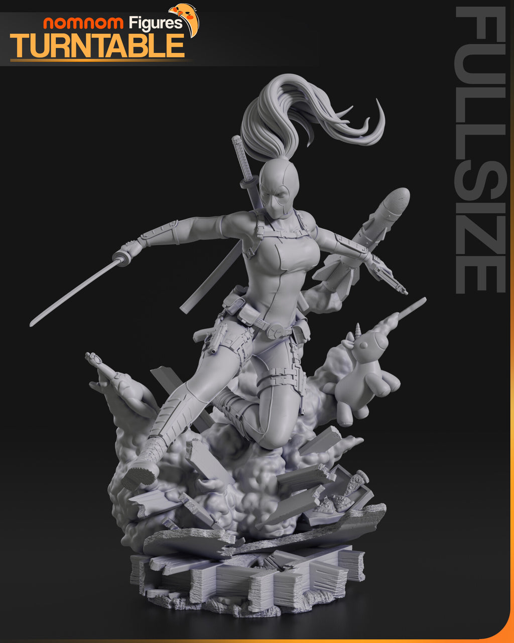 Lady Deadpool — studio render 4