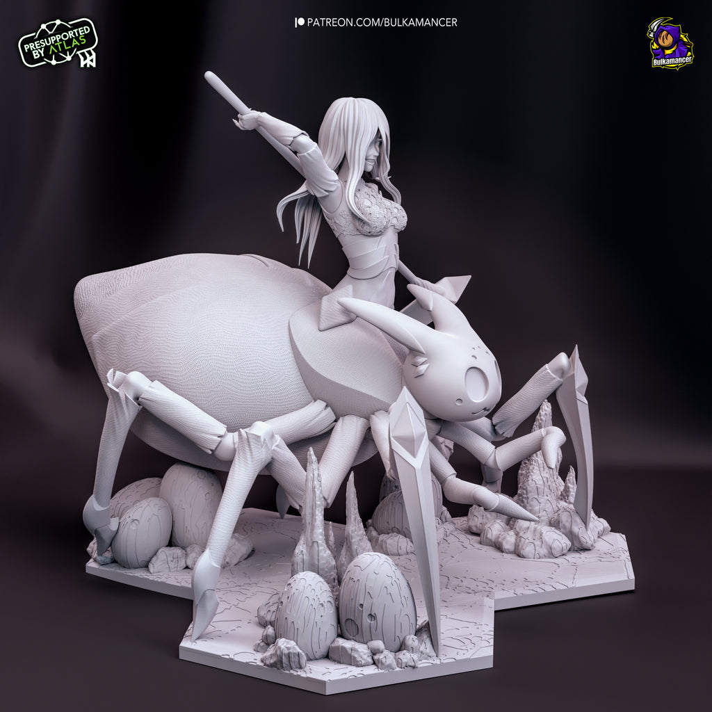 Kumoko and Her Children (So I'm a Spider, So What?) resin figure by Bulkamancer — studio render 14