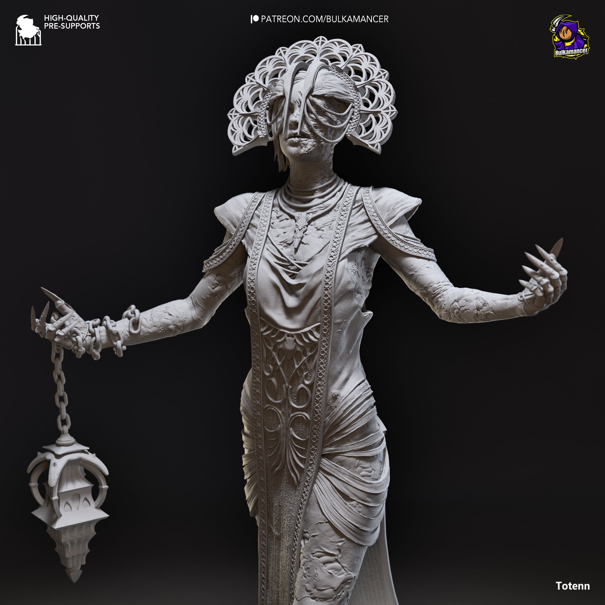 The Plague (Dead by Daylight) resin figure by Bulkamancer — studio render 11