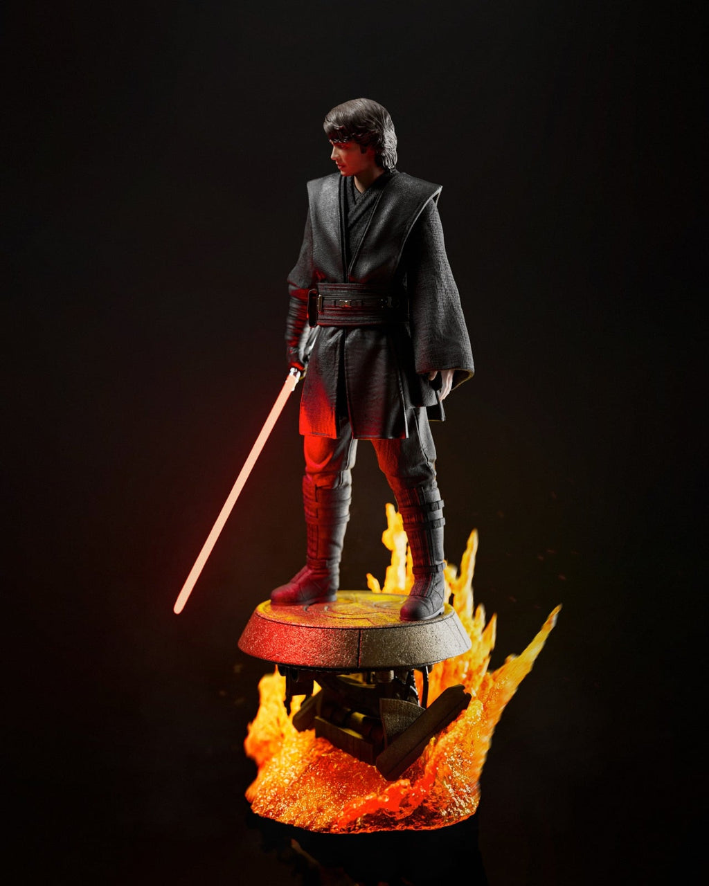 Anakin Skywalker Star Wars resin figure by CA 3D Studios — studio preview 5