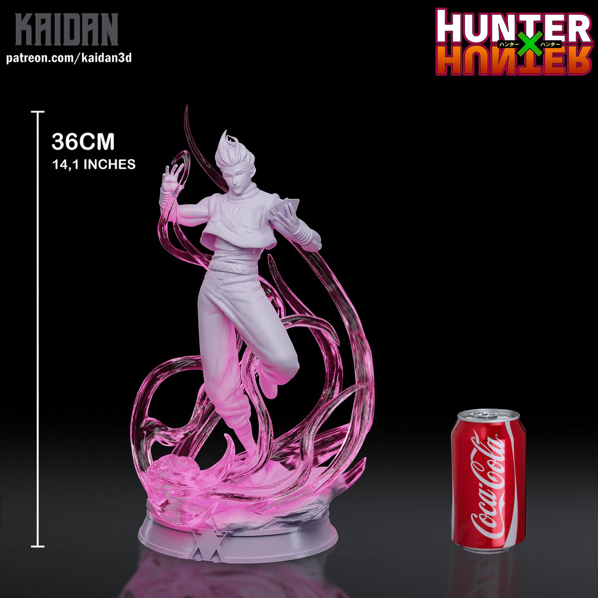 Hisoka Morow (Hunter x Hunter) resin figure by Kaidan 3D — studio render 3