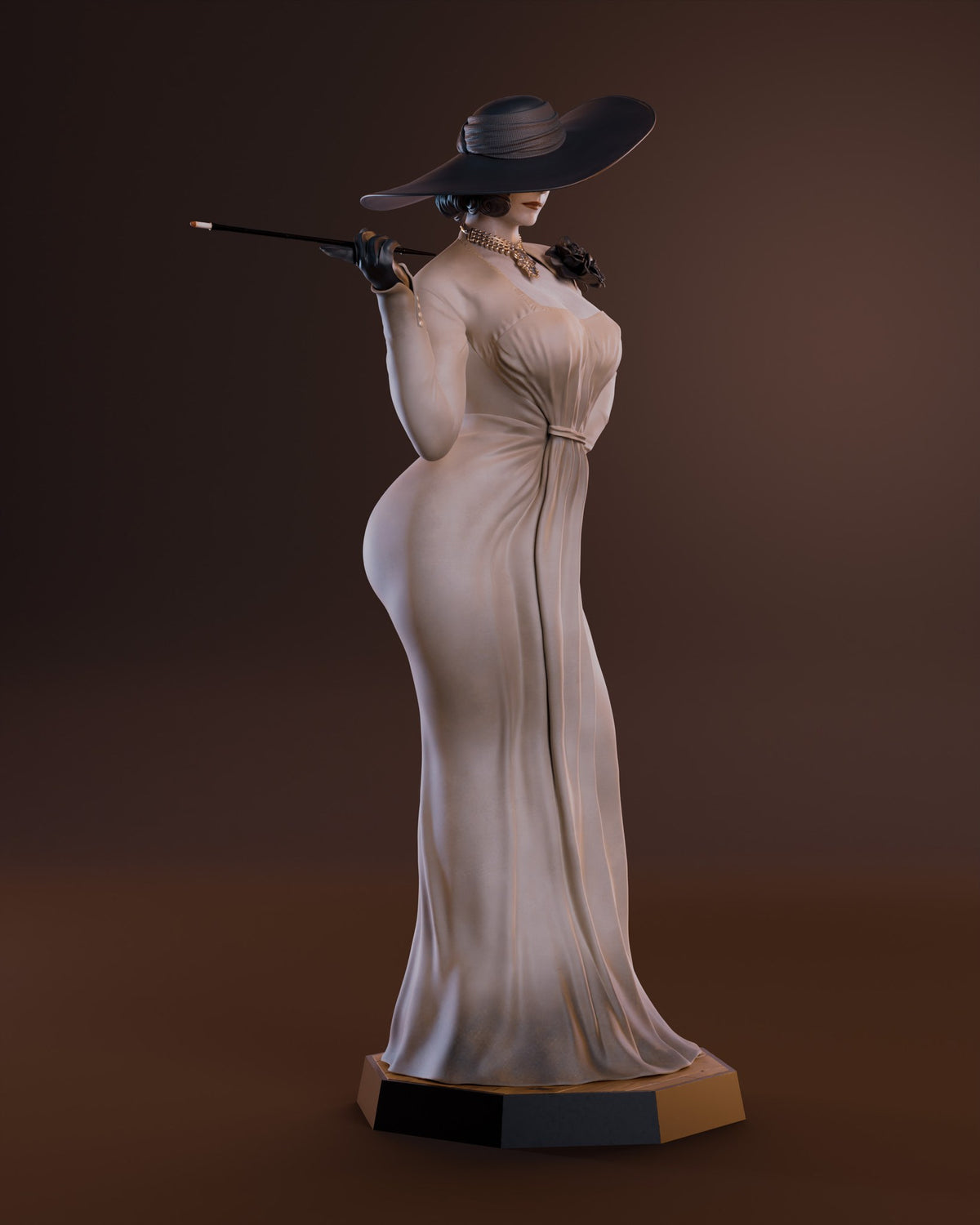 Alcina Dimitrescu (Resident Evil) resin figure by Abe3D — studio render 6