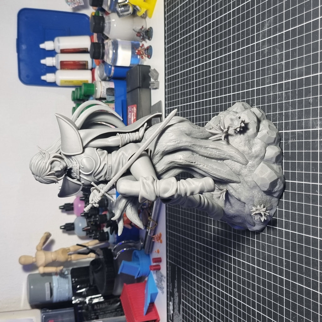 Deedlit (Record of Lodoss War) resin figure by Tenshi Figures — studio render 5