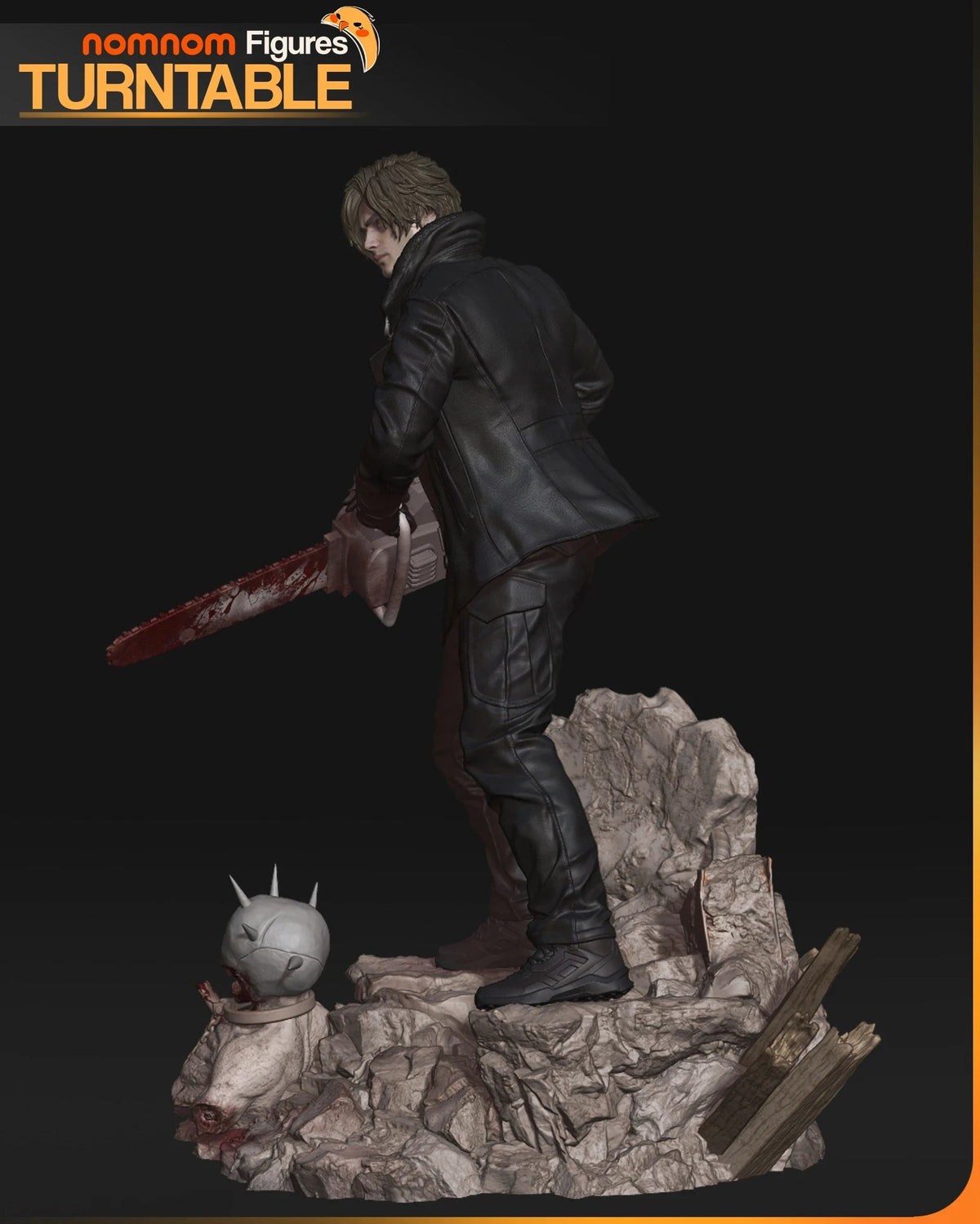 Leon S. Kennedy Resident Evil resin figure by NomNom Figures — studio preview 5