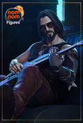 Johnny Silverhand Cyberpunk 2077 resin figure by NomNom Figures — studio preview 1