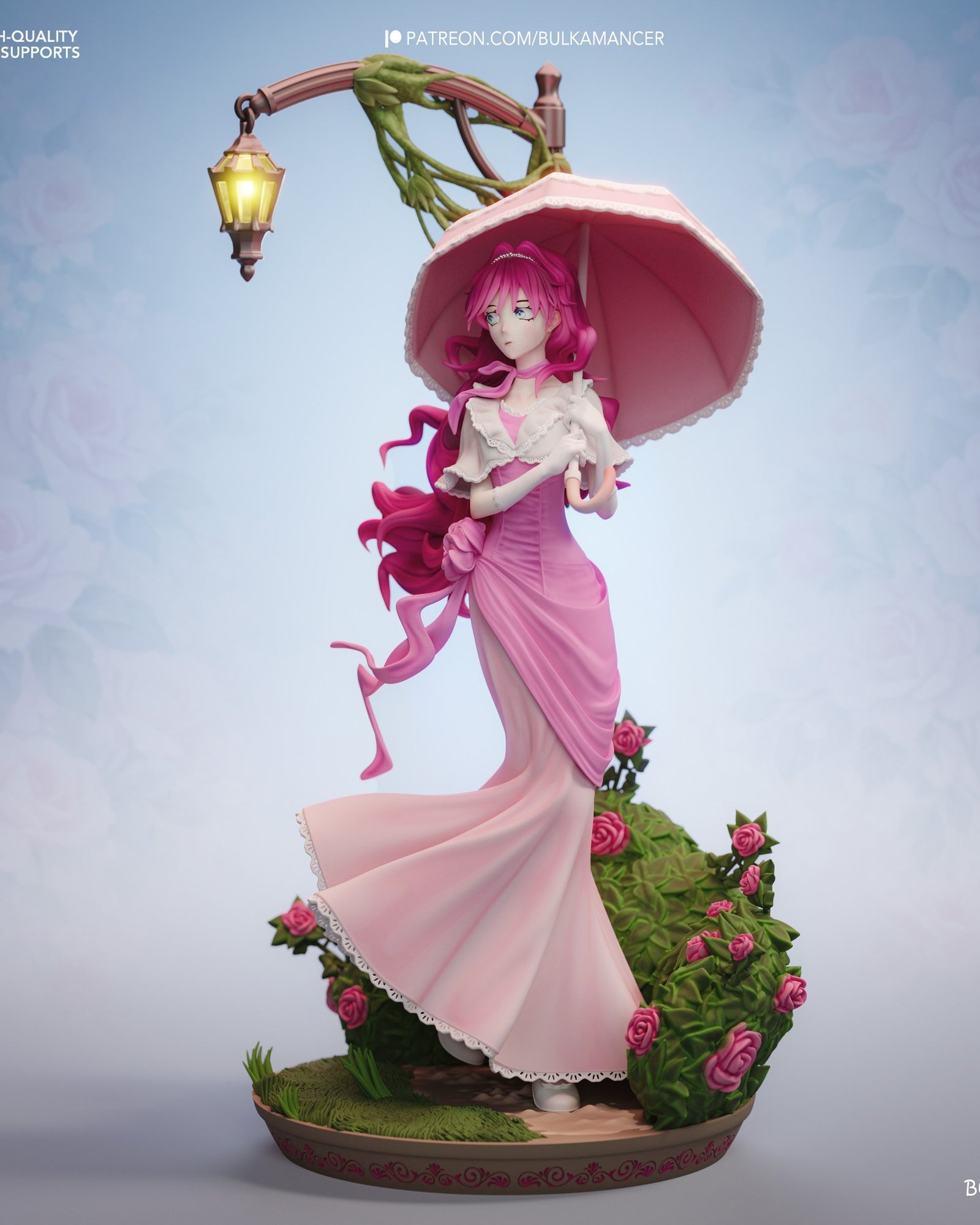 Penelope Eckhart (Villains Are Destined to Die) resin figure by Bulkamancer — studio render 3