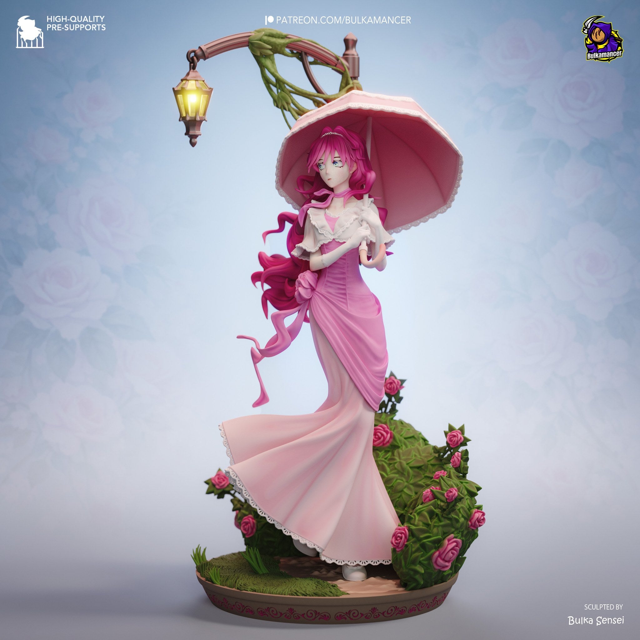 Penelope Eckhart (Villains Are Destined to Die) resin figure by Bulkamancer — studio render 3