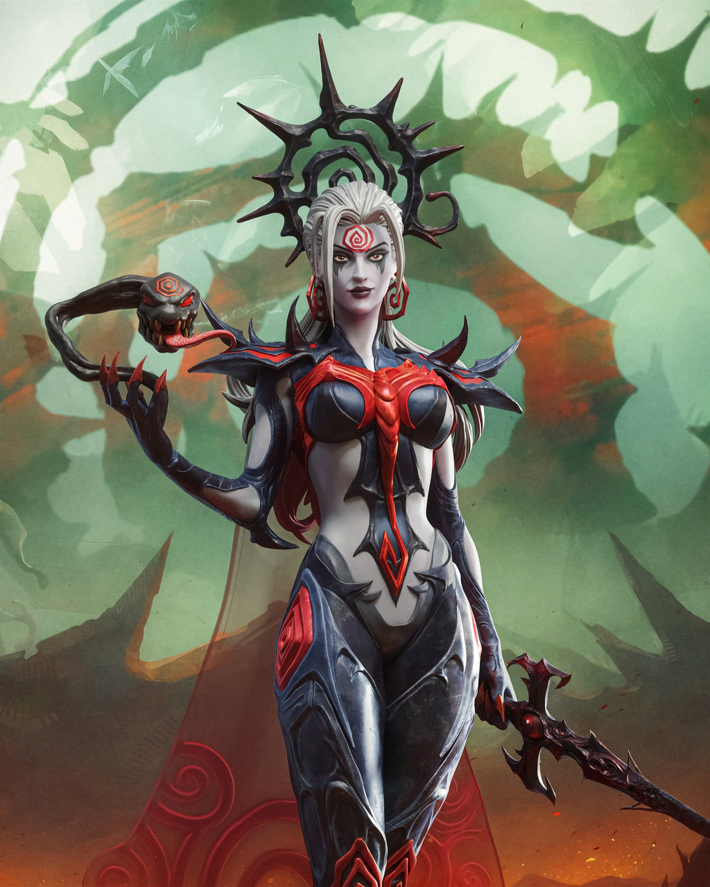 Hela Marvel resin figure by CA 3D Studios — studio preview 1