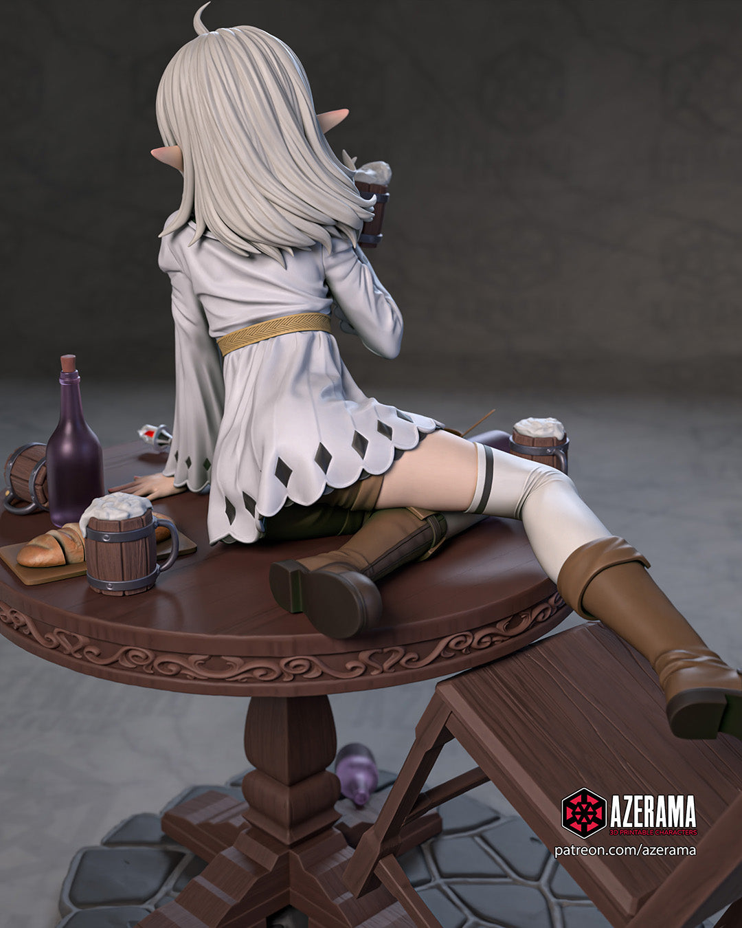 Sylphiette (Mushoku Tensei) resin figure by Azerama — studio render 2