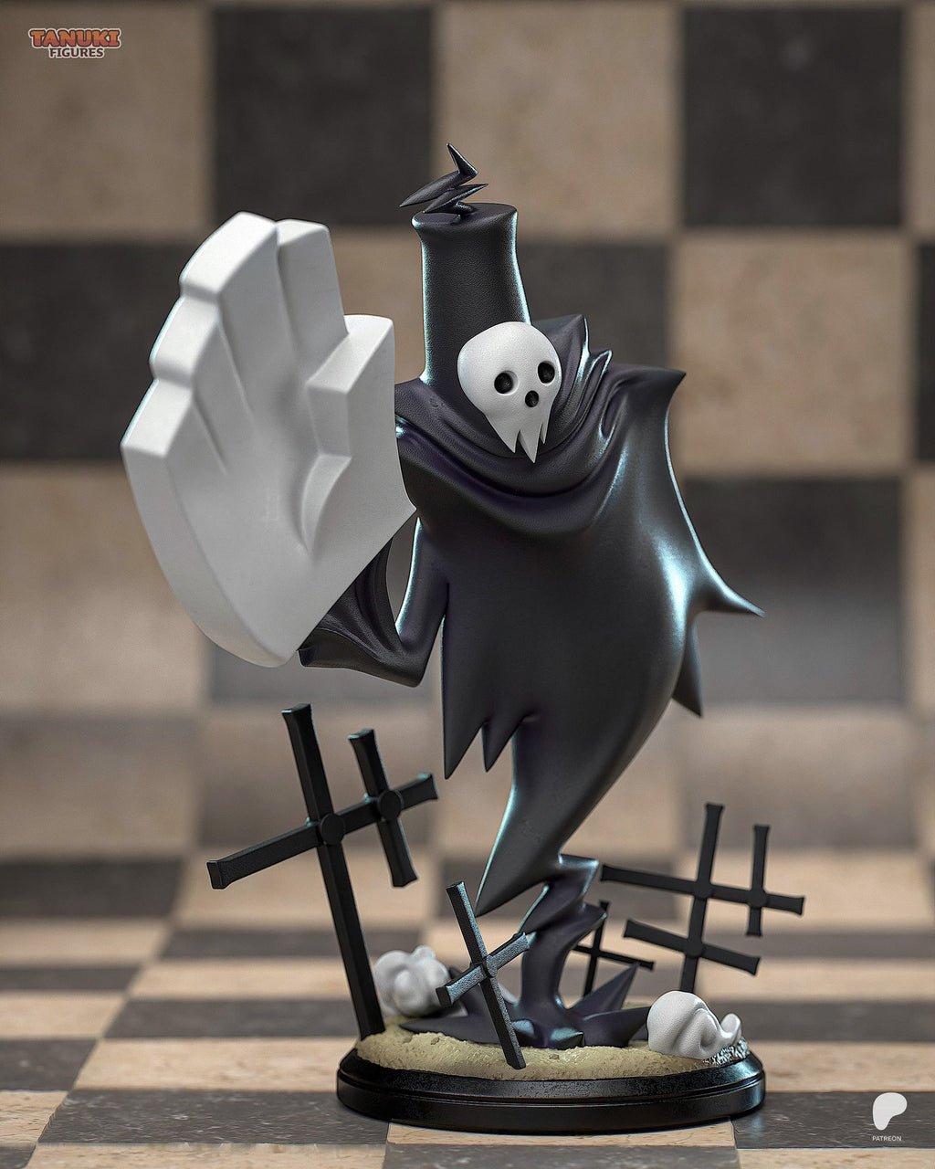 Lord Death (Soul Eater) resin figure by Tanuki Figures — studio render 5