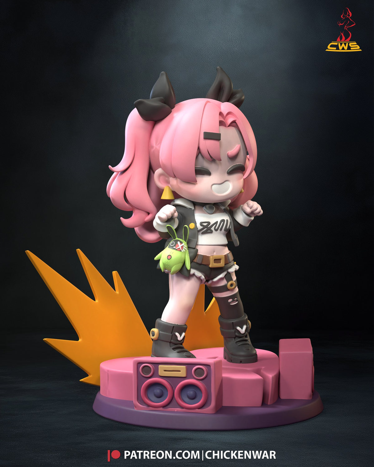 Nicole Demara (Zenless Zone Zero) resin figure by CW Studio — studio render 5