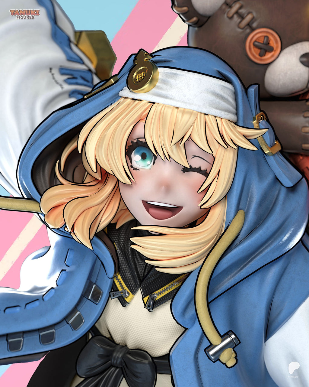 Bridget (Guilty Gear) resin figure by Tanuki Figures — studio render 2
