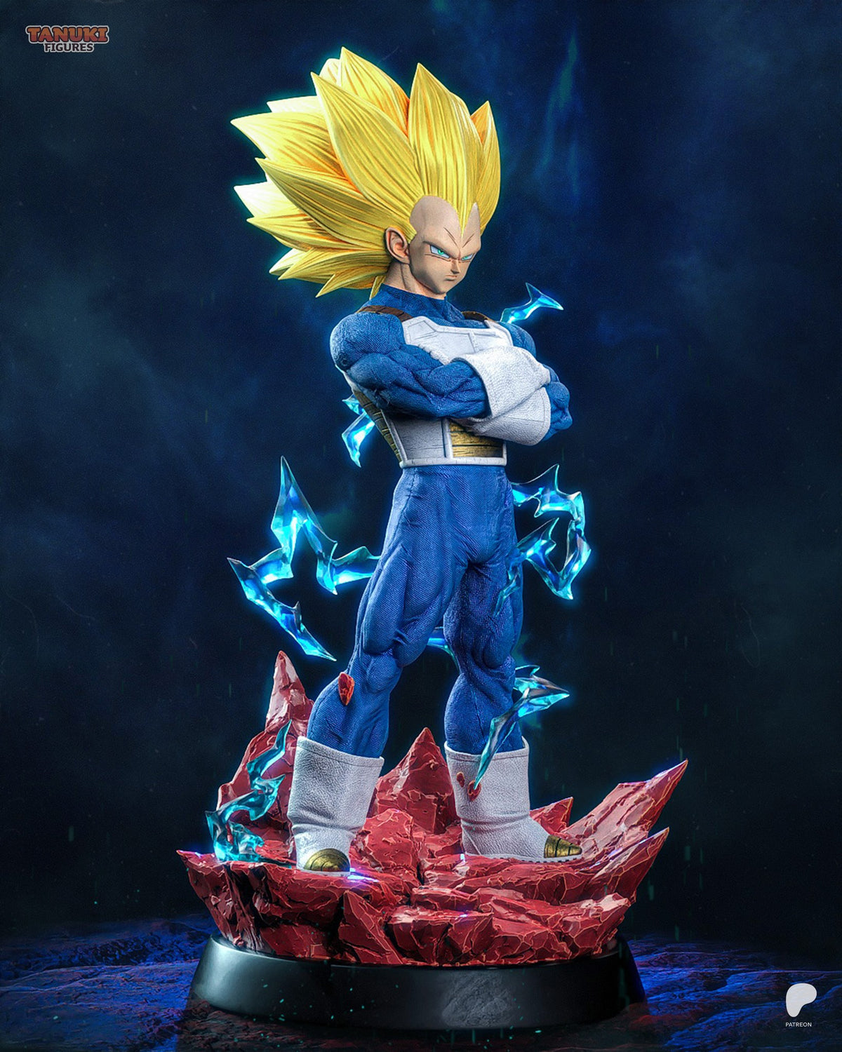 Vegeta (Dragon Ball) resin figure by Tanuki Figures — studio render 2