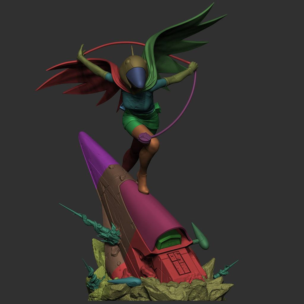 Jun the Swan — studio render 8