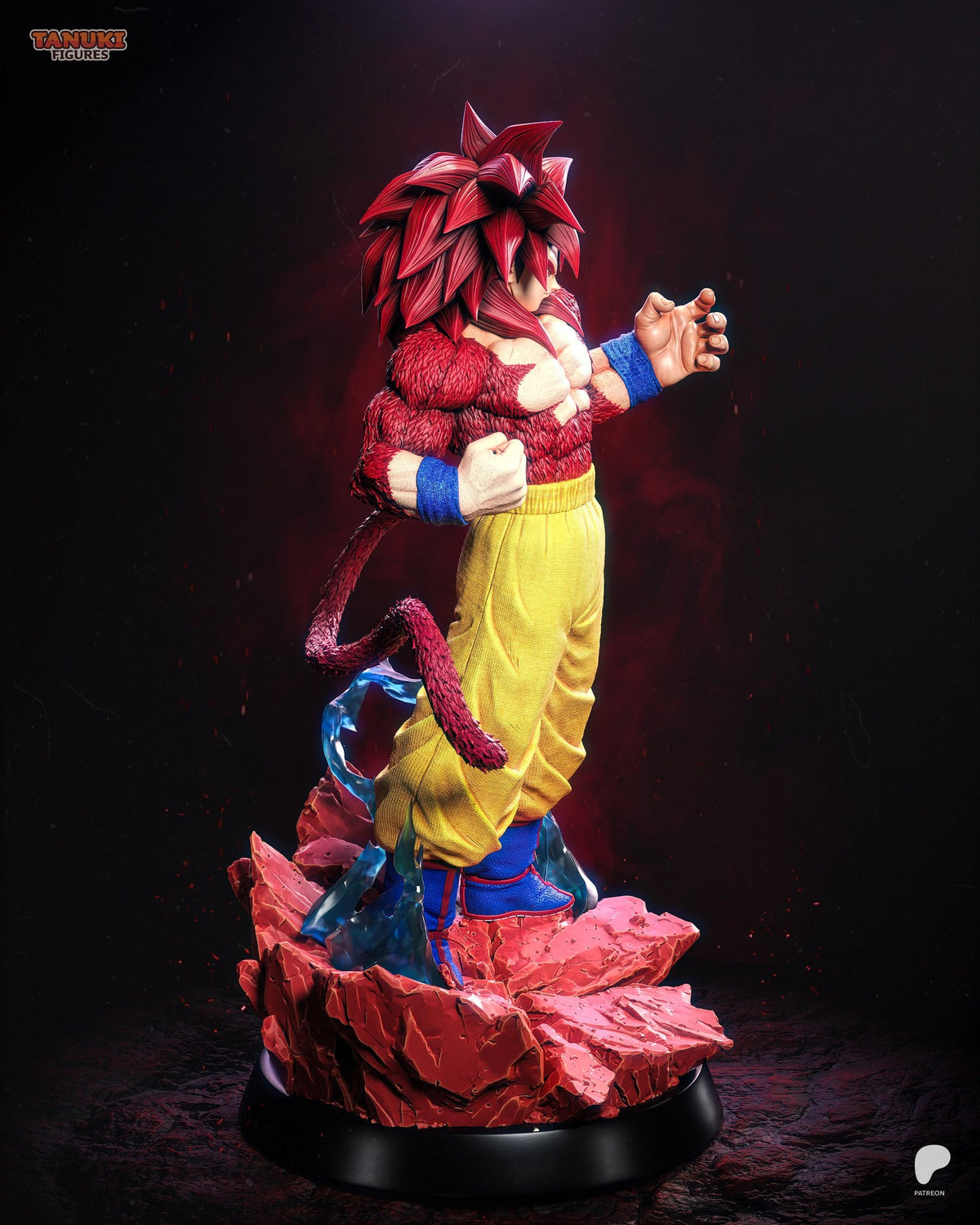 Goku (Dragon Ball) resin figure by Tanuki Figures — studio render 3