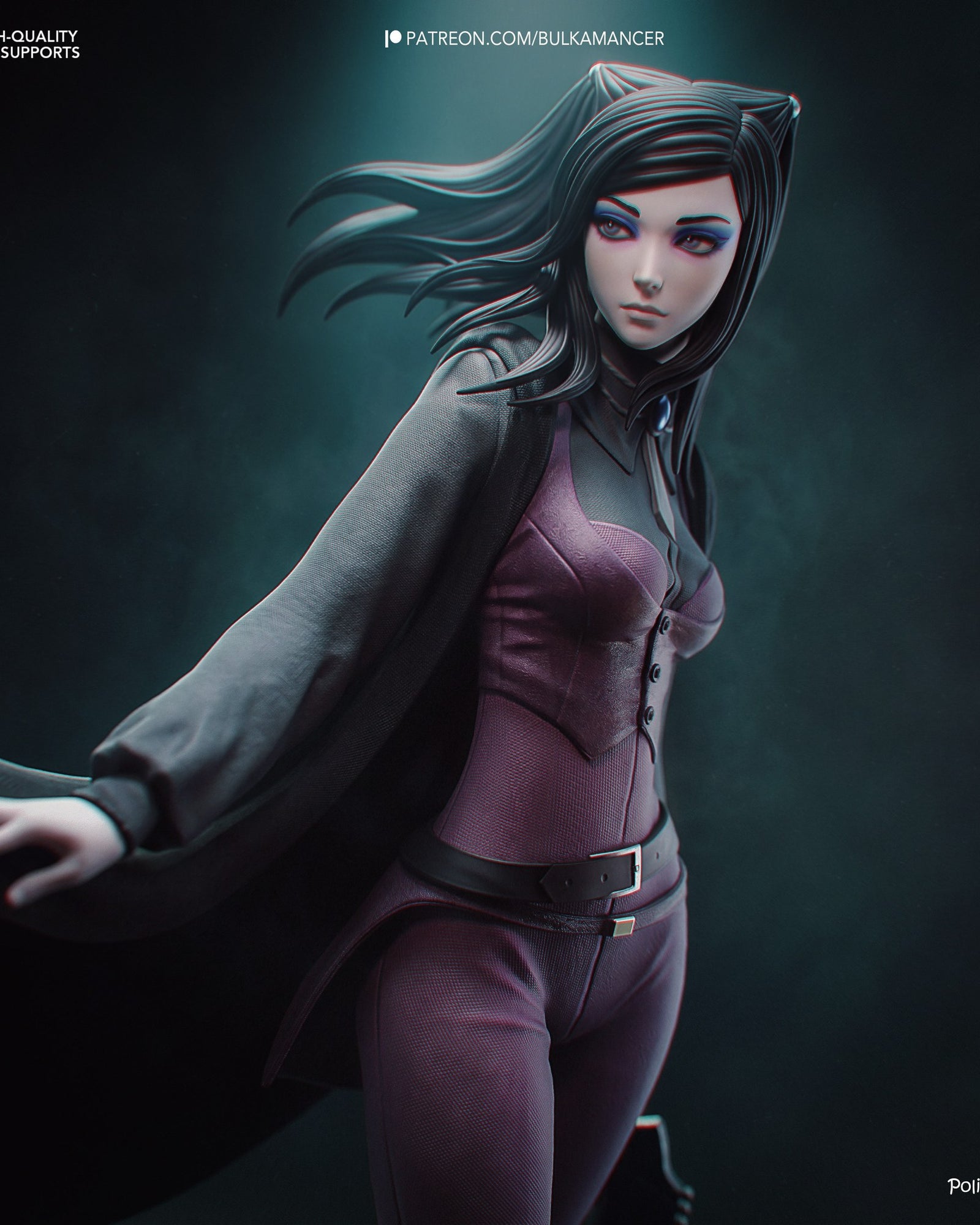 Re-L Mayer (Ergo Proxy) resin figure by Bulkamancer — studio render 1
