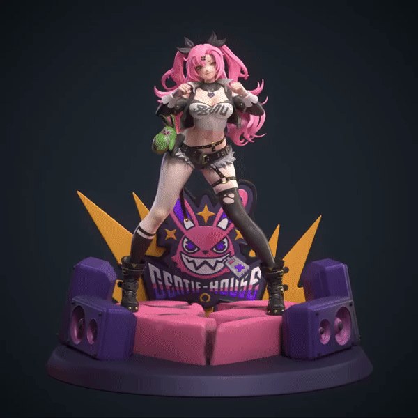 Nicole Demara (Zenless Zone Zero) resin figure by CW Studio — studio render 3