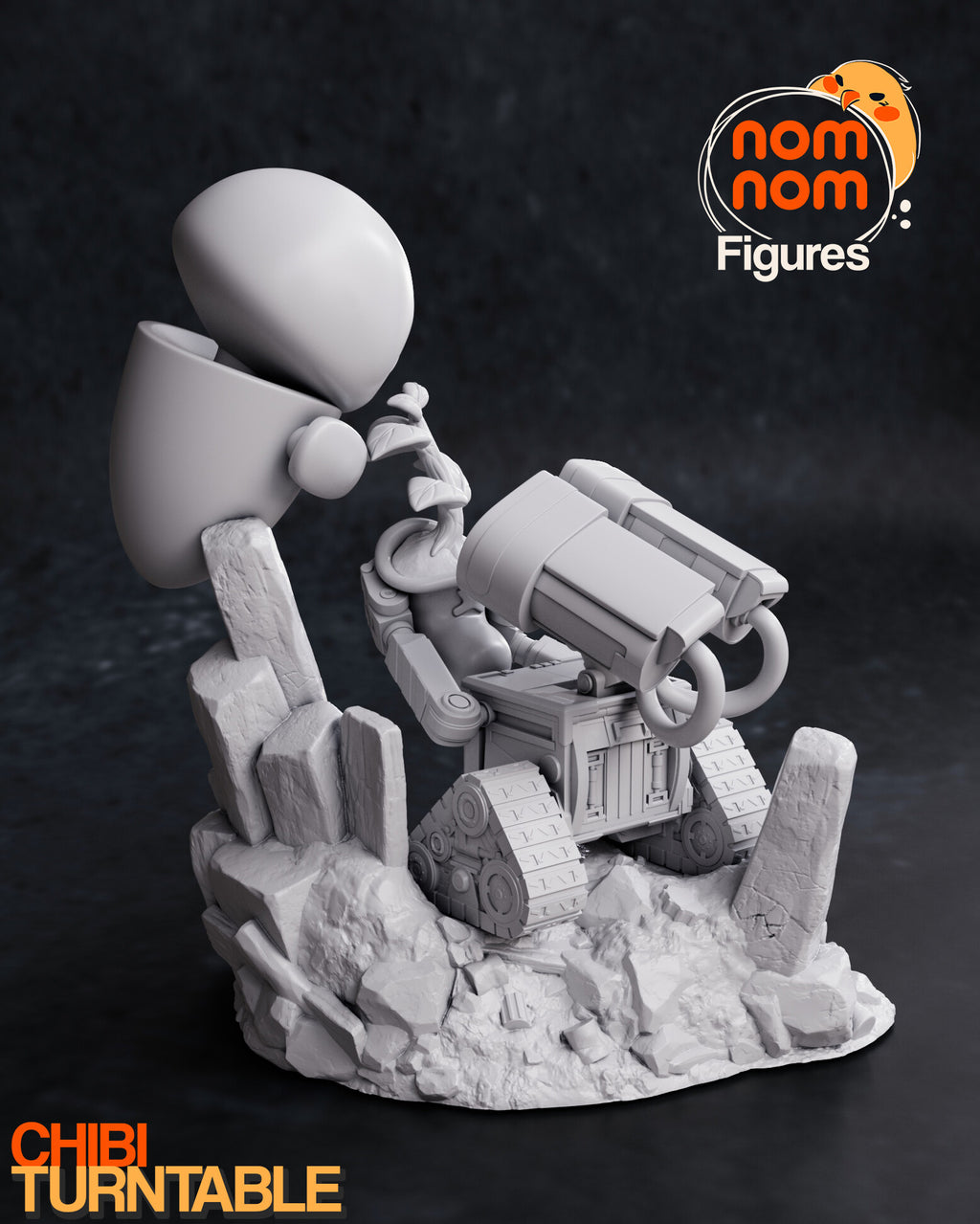 WALL-E and EVE — studio render 4
