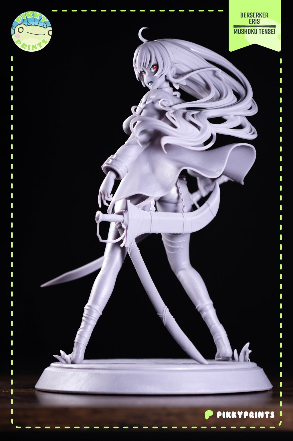 Eris Boreas Greyrat (Mushoku Tensei) resin figure by PikkyPrints — studio render 9