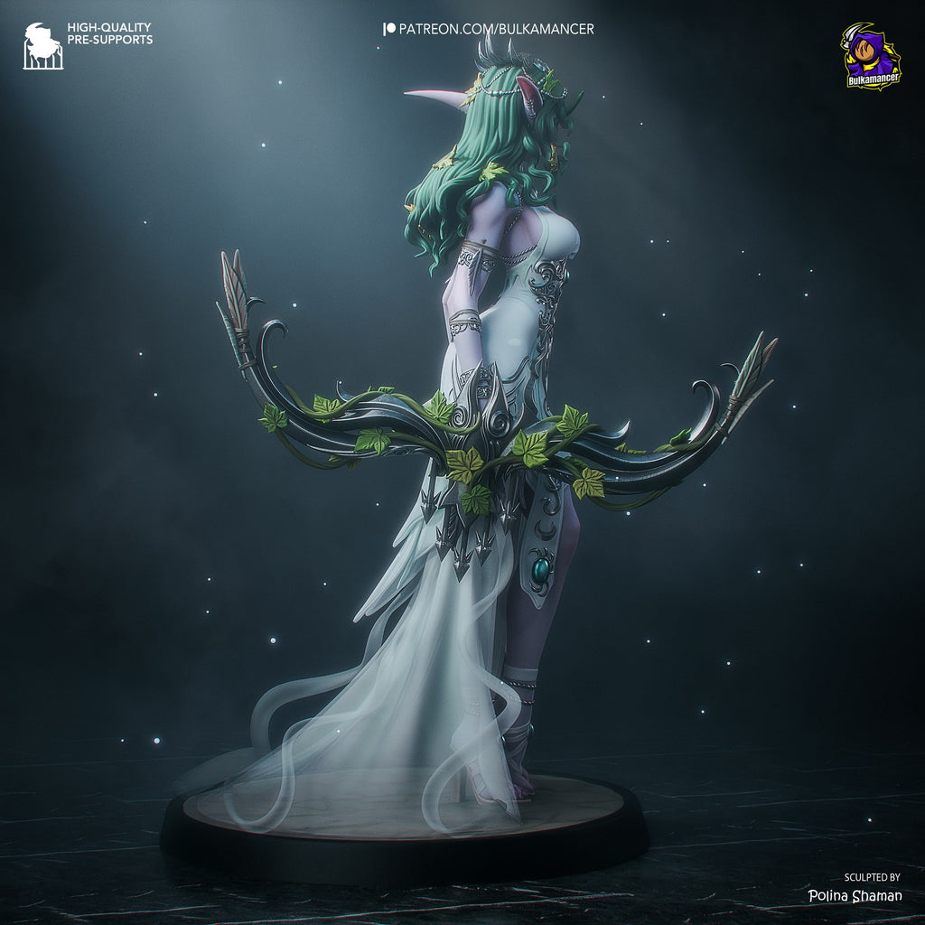 Tyrande Whisperwind (World of Warcraft) resin figure by Bulkamancer — studio render 6