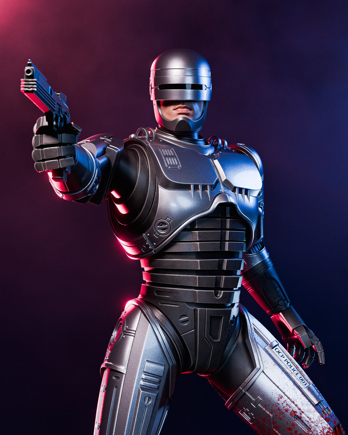RoboCop (RoboCop) resin figure by CA 3D Studios — studio render 4