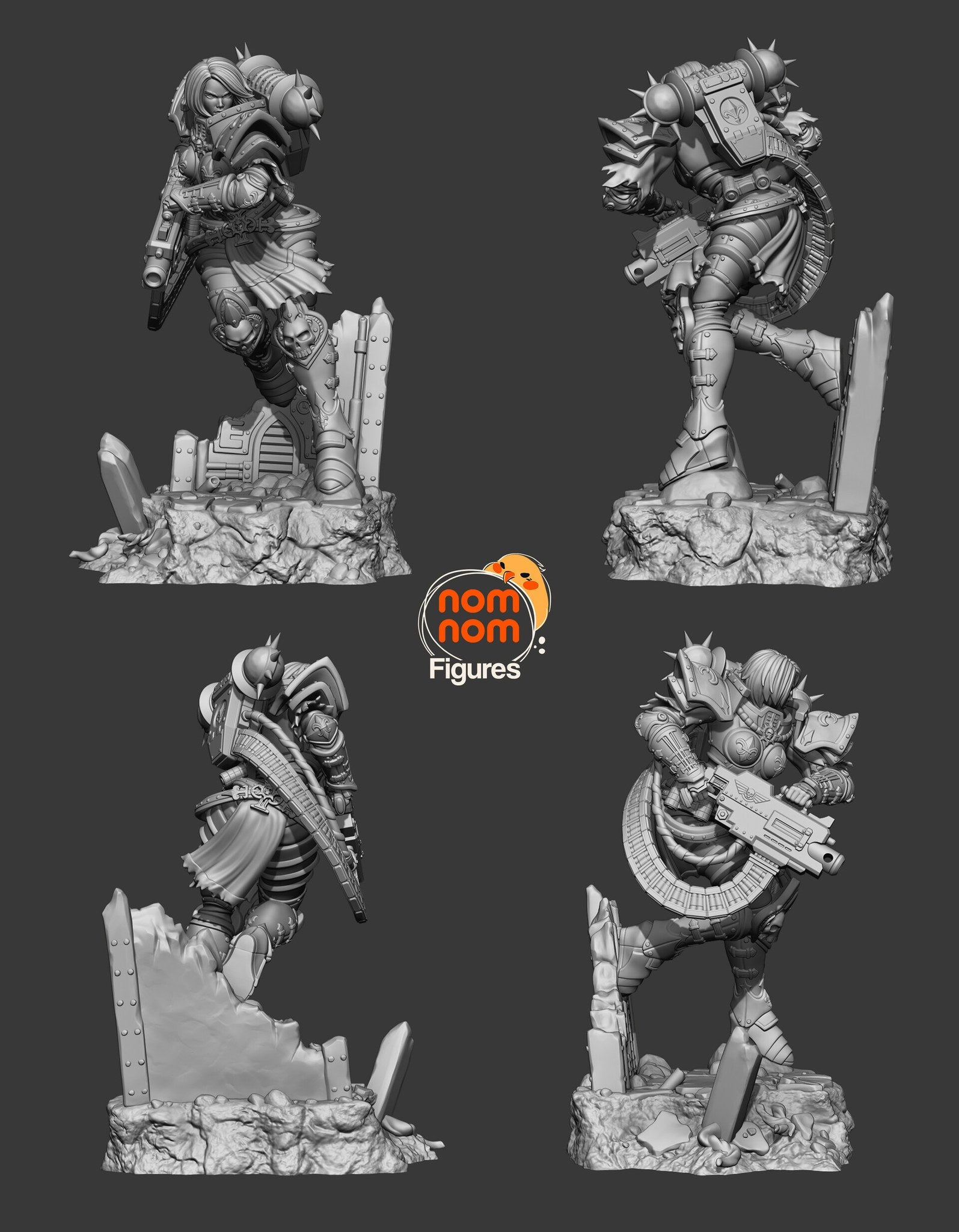 Warhammy Waifu — studio render 4