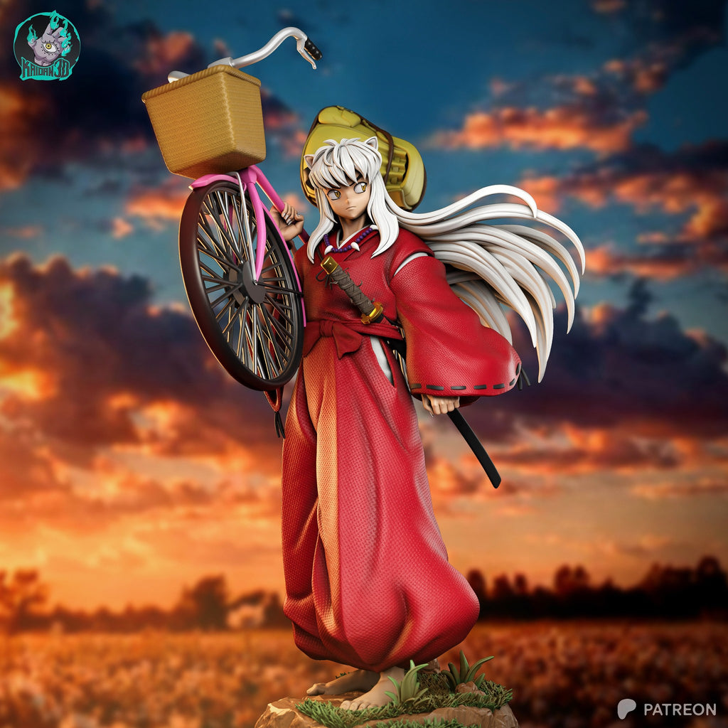 Inuyasha (Inuyasha) resin figure by Kaidan 3D — studio render 2