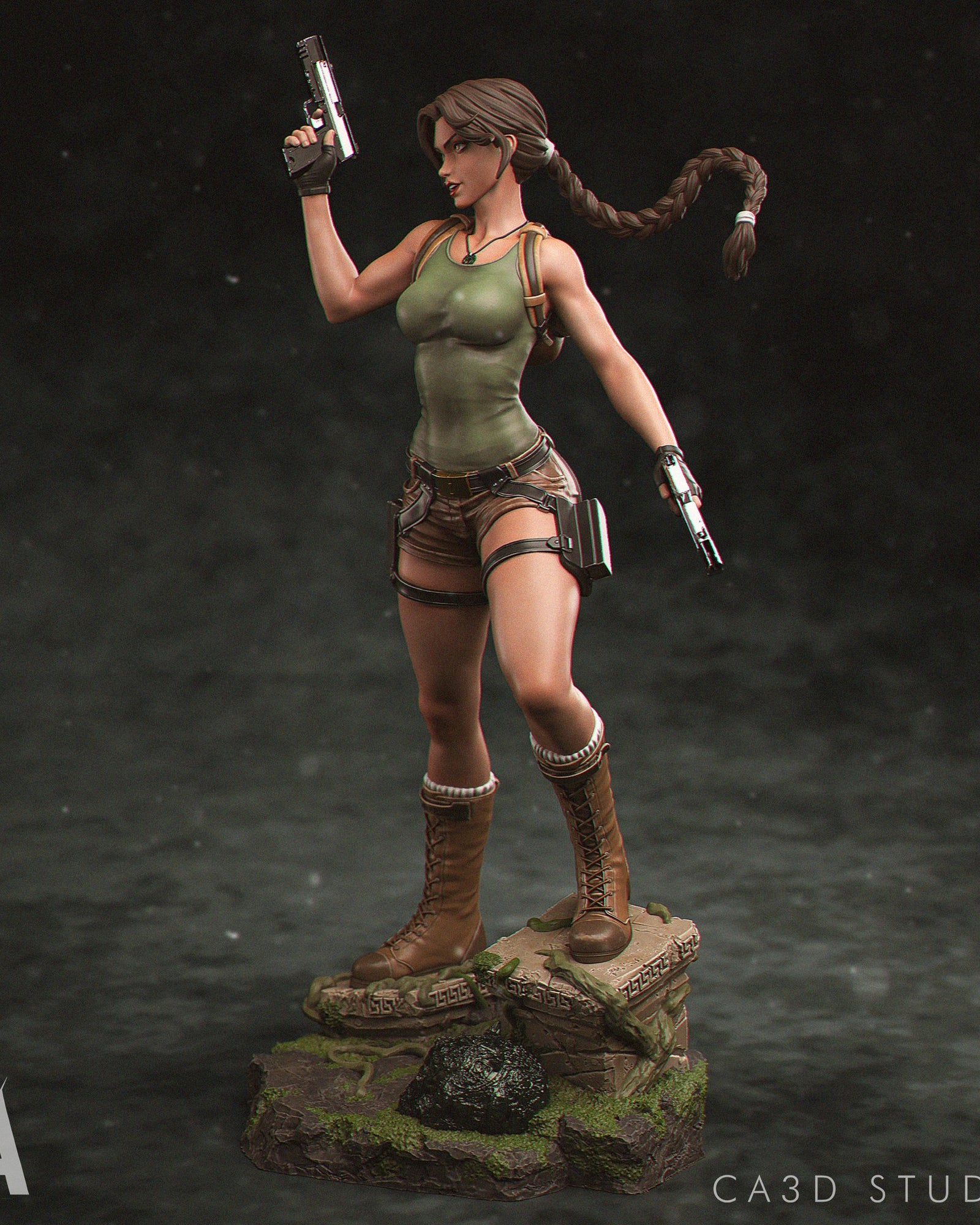 Lara Croft — studio render 4