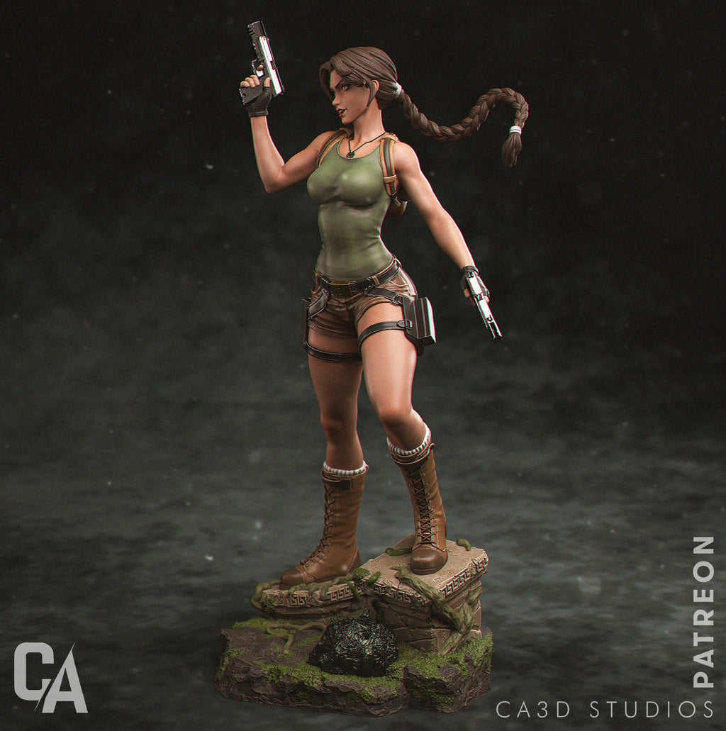 Lara Croft — studio render 4