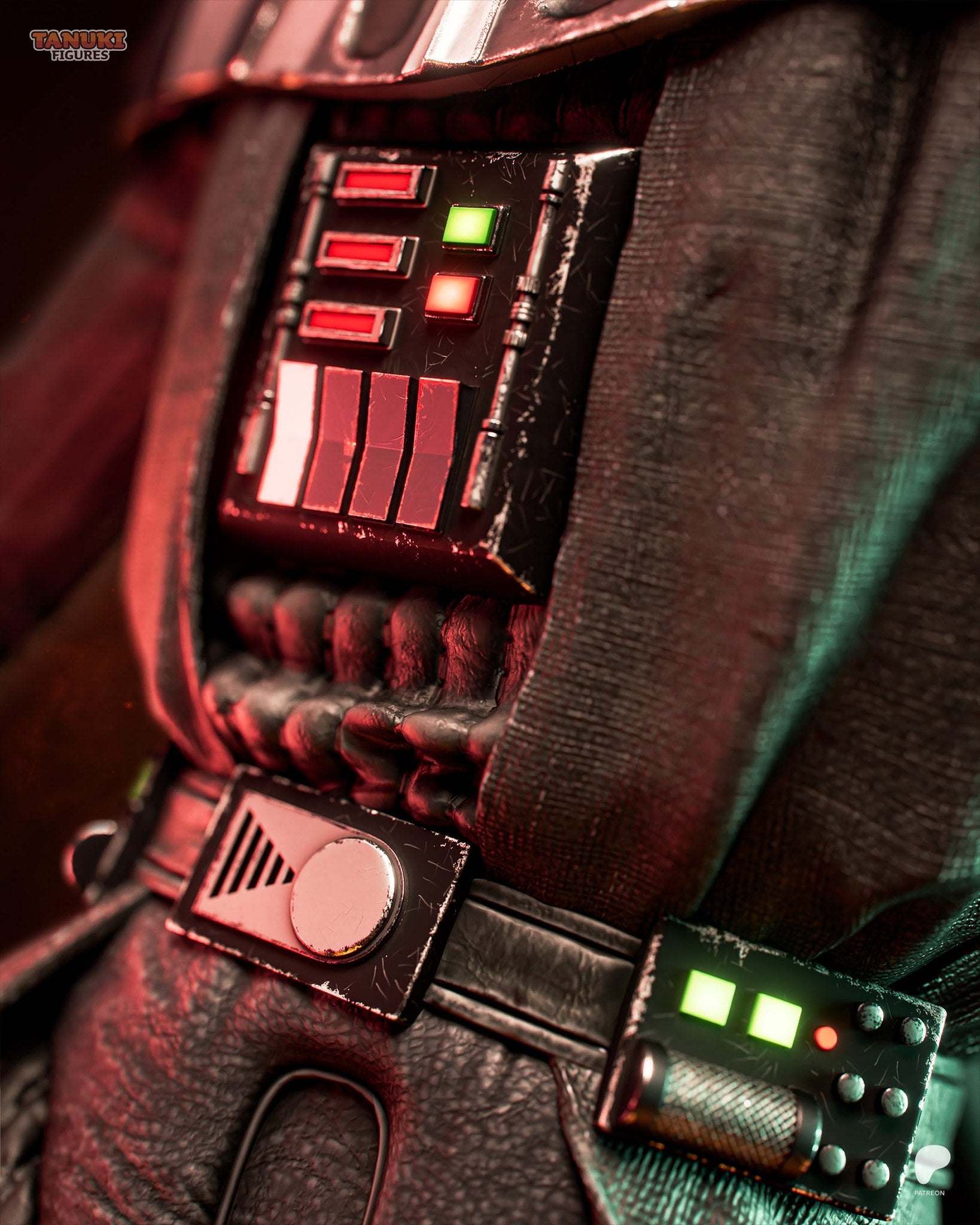 Darth Vader (Star Wars) resin figure by Tanuki Figures — studio render 6