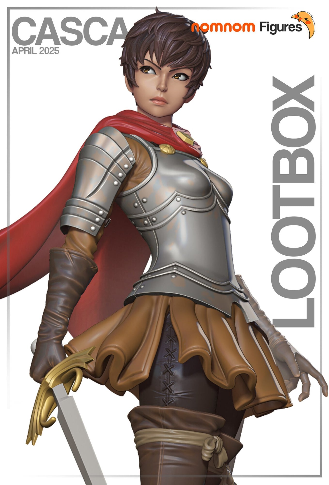 Casca Berserk resin figure by NomNom Figures — studio preview 1