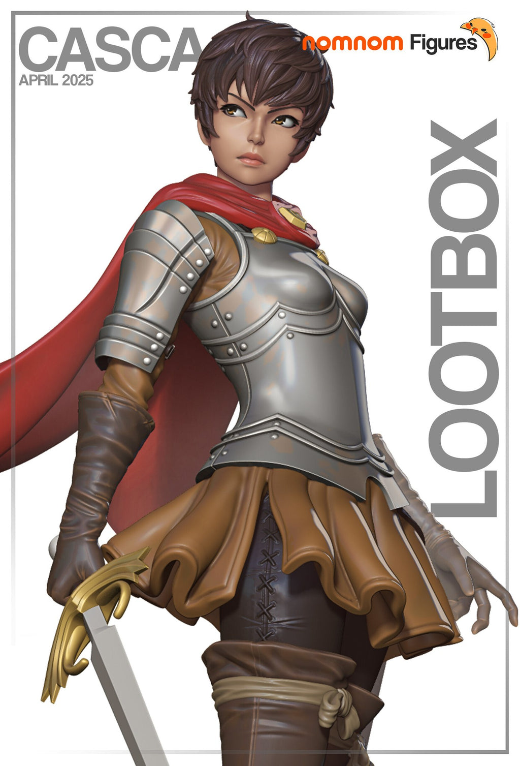 Casca Berserk resin figure by NomNom Figures — studio preview 1