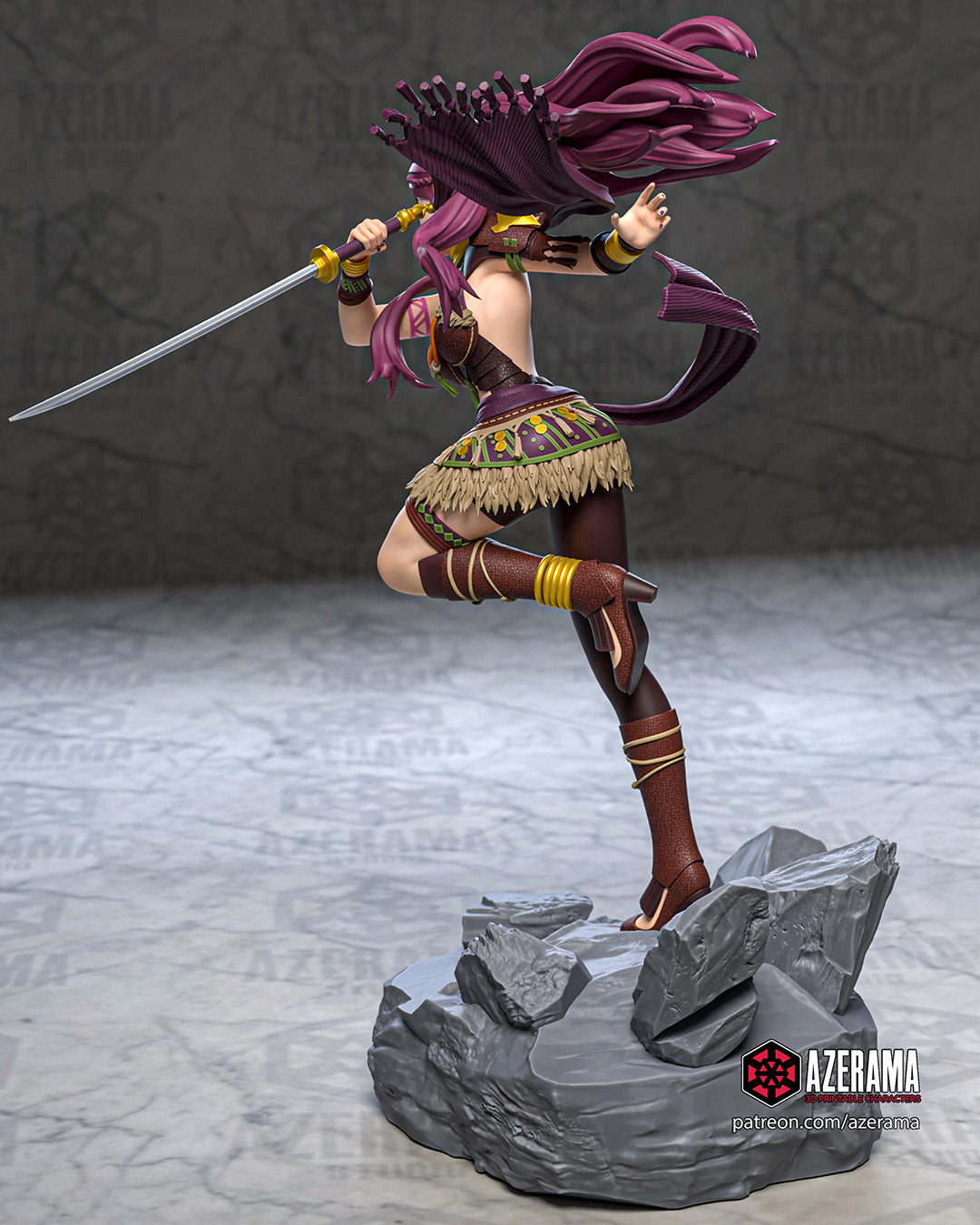 Petra (Fire Emblem) resin figure by Azerama — studio render 4