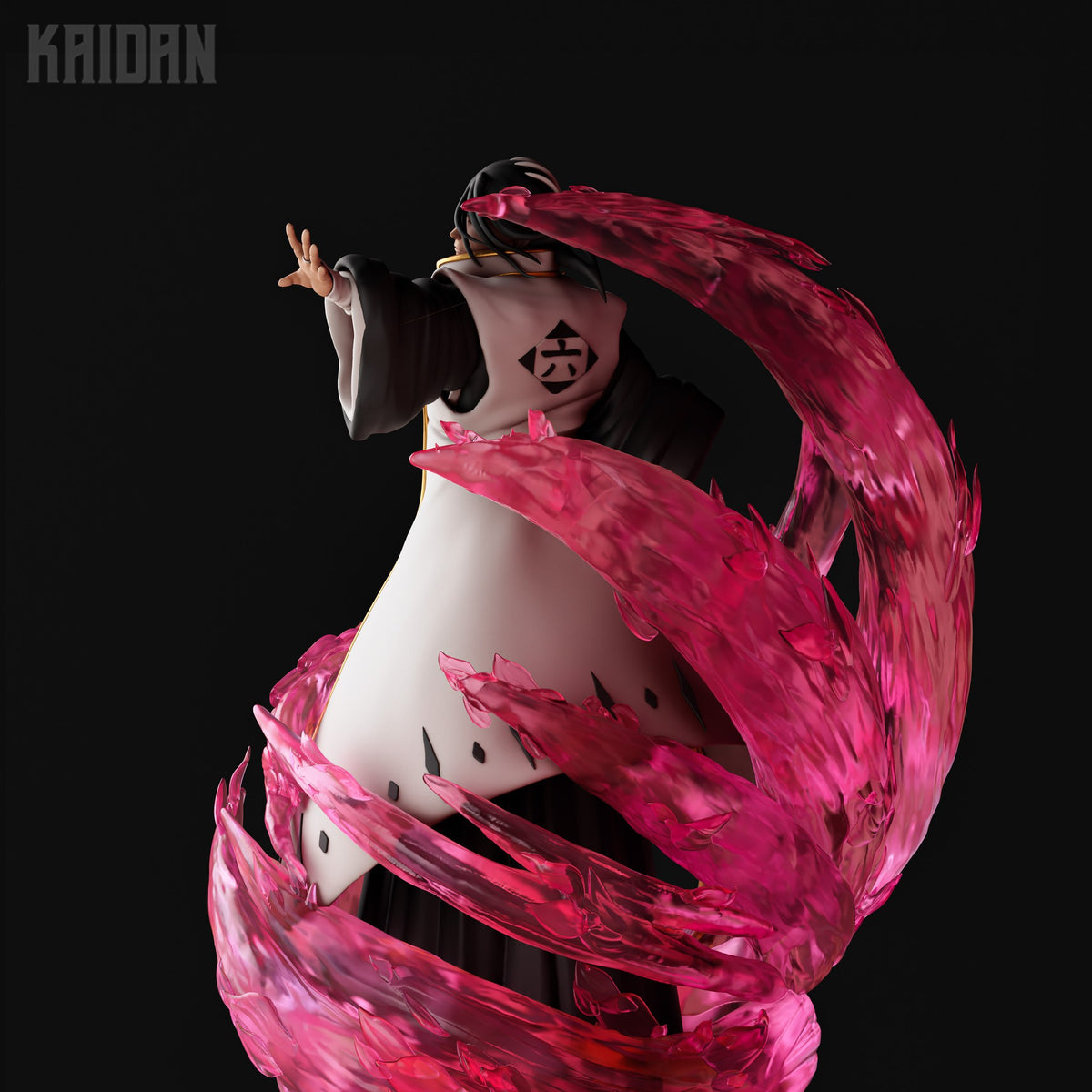 Byakuya Kuchiki (Bleach) resin figure by Kaidan 3D — studio render 3