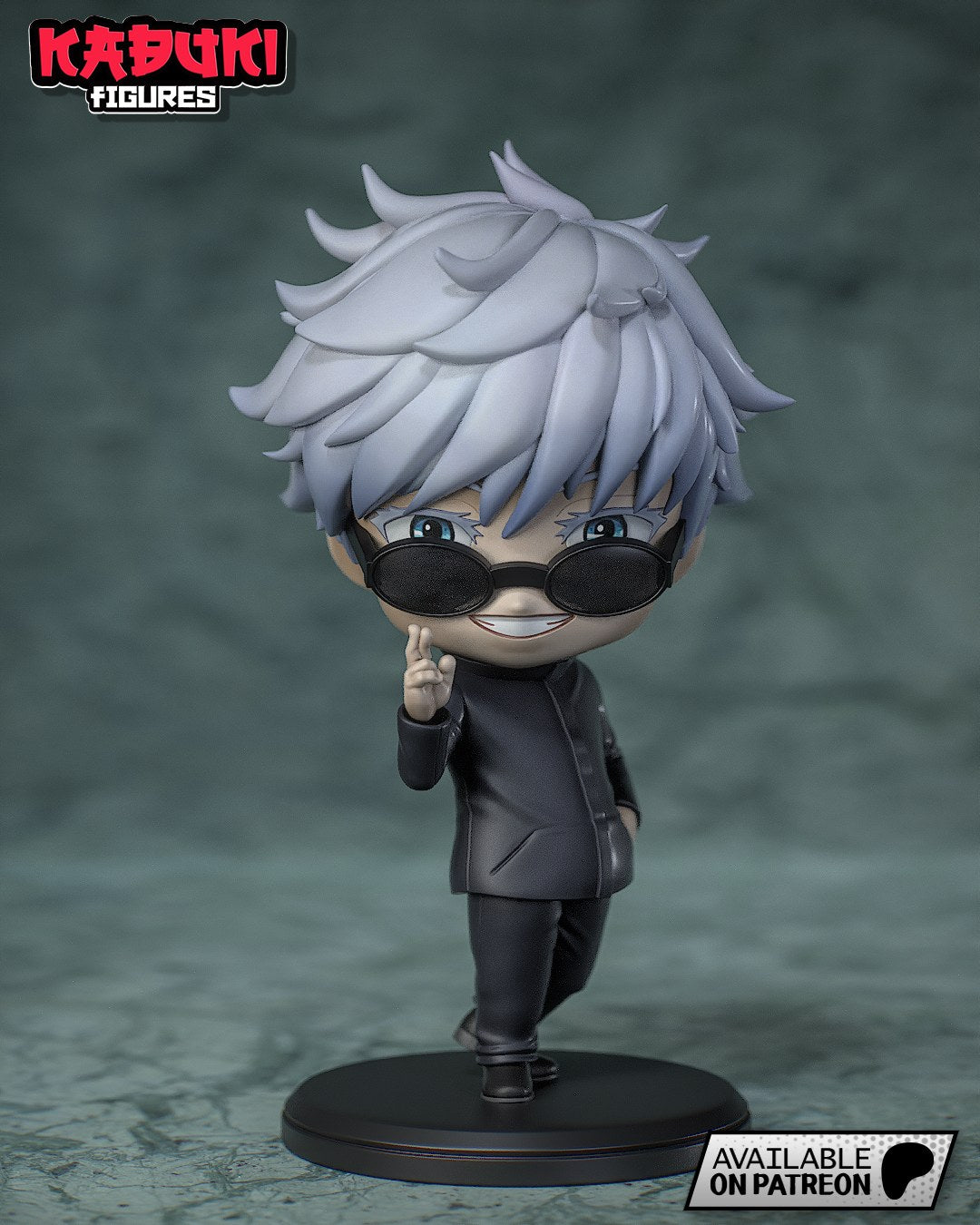 Satoru Gojo (Jujutsu Kaisen) resin figure by Tanuki Figures — studio render 1