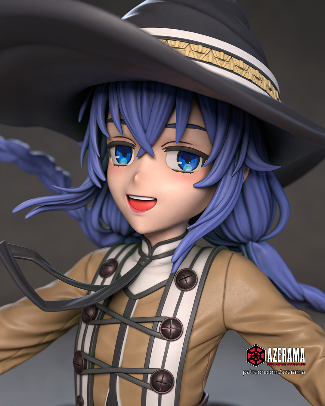 Roxy Migurdia (Mushoku Tensei) resin figure by Azerama — studio render 3