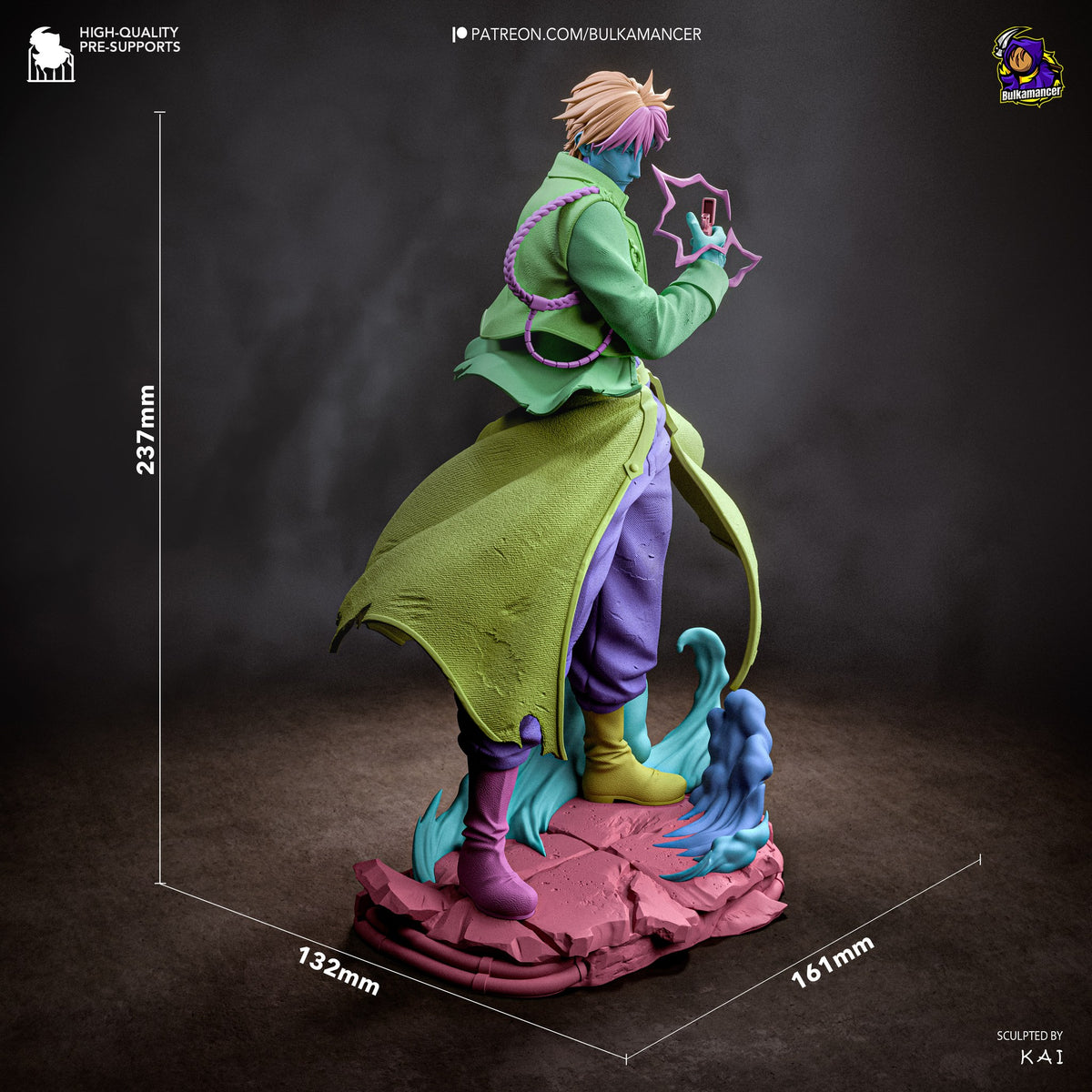 Roy Mustang (Fullmetal Alchemist) resin figure by Bulkamancer — studio render 8