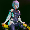 Lucy Kushinada Cyberpunk Edgerunners resin figure by CA 3D Studios — studio preview 1