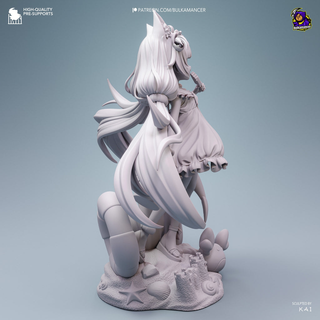 Sameko Saba (VTubers) resin figure by Bulkamancer — studio render 13
