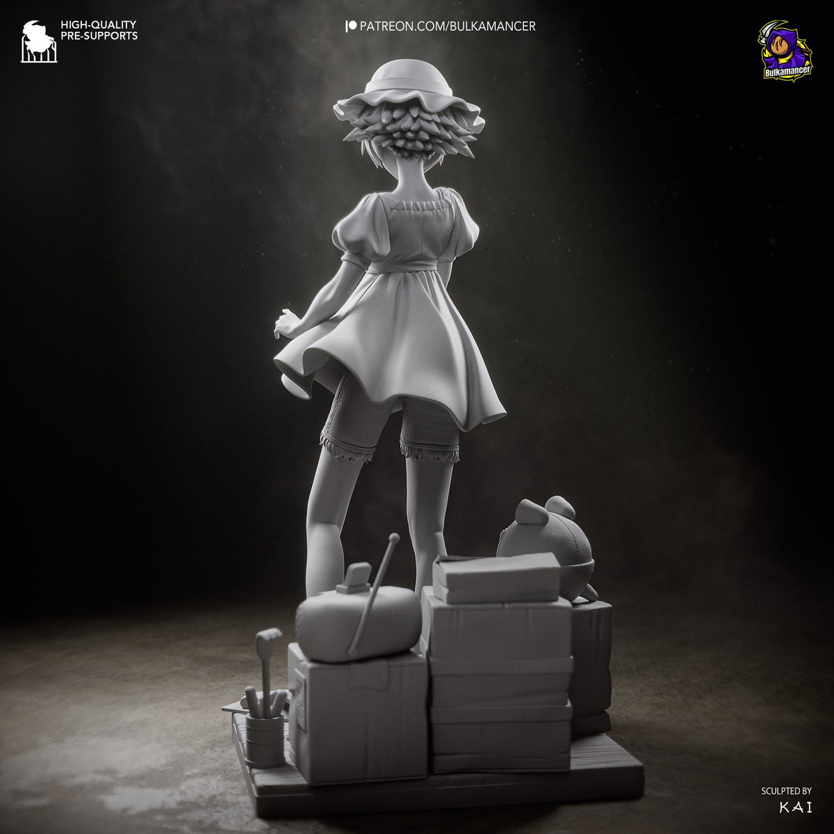Mayuri Shiina (Steins Gate) resin figure by Bulkamancer — studio render 15