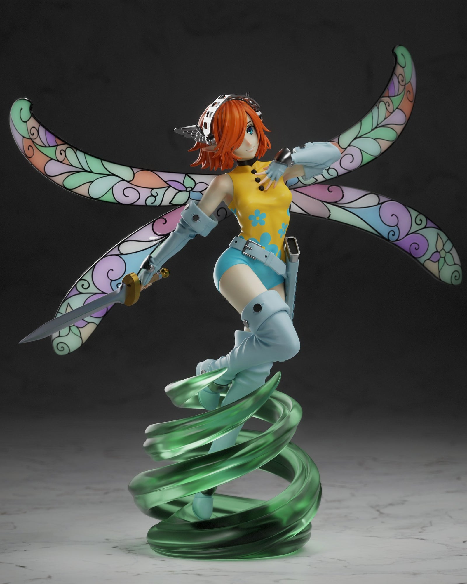 Gallica (Metaphor ReFantazio) resin figure by Tenshi Figures — studio render 2